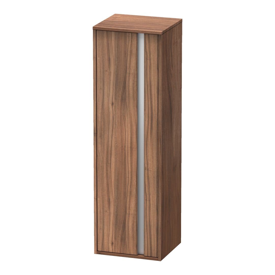 Duravit Ketho – Κολόνα Μπάνιου – 400 mm, μεσαία, 1 πόρτα, αριστερή – Walnut Matt, Decor (KT1257L7979)