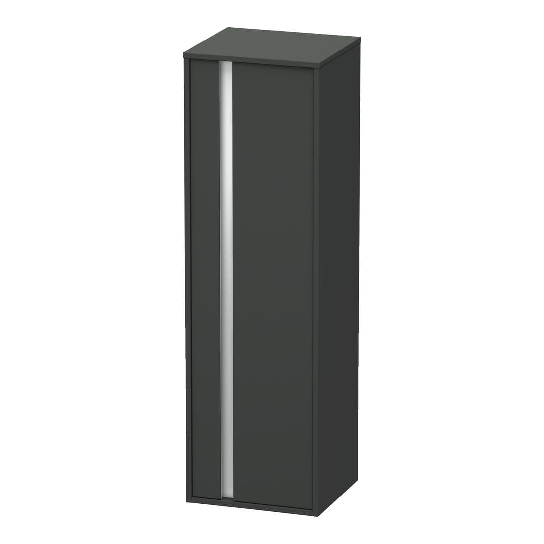 Duravit Ketho – Κολόνα Μπάνιου – 400 mm, μεσαία, 1 πόρτα, δεξιά – Graphite Matt, Decor (KT1257R4949)