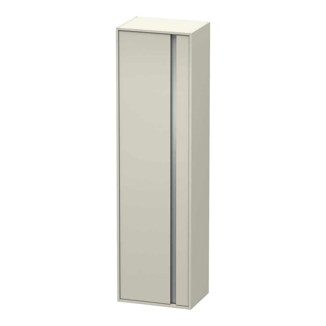 Duravit Ketho – Κολόνα Μπάνιου – 500 mm, 1 πόρτα, αριστερή – Taupe Matt, Decor (KT1265L9191)
