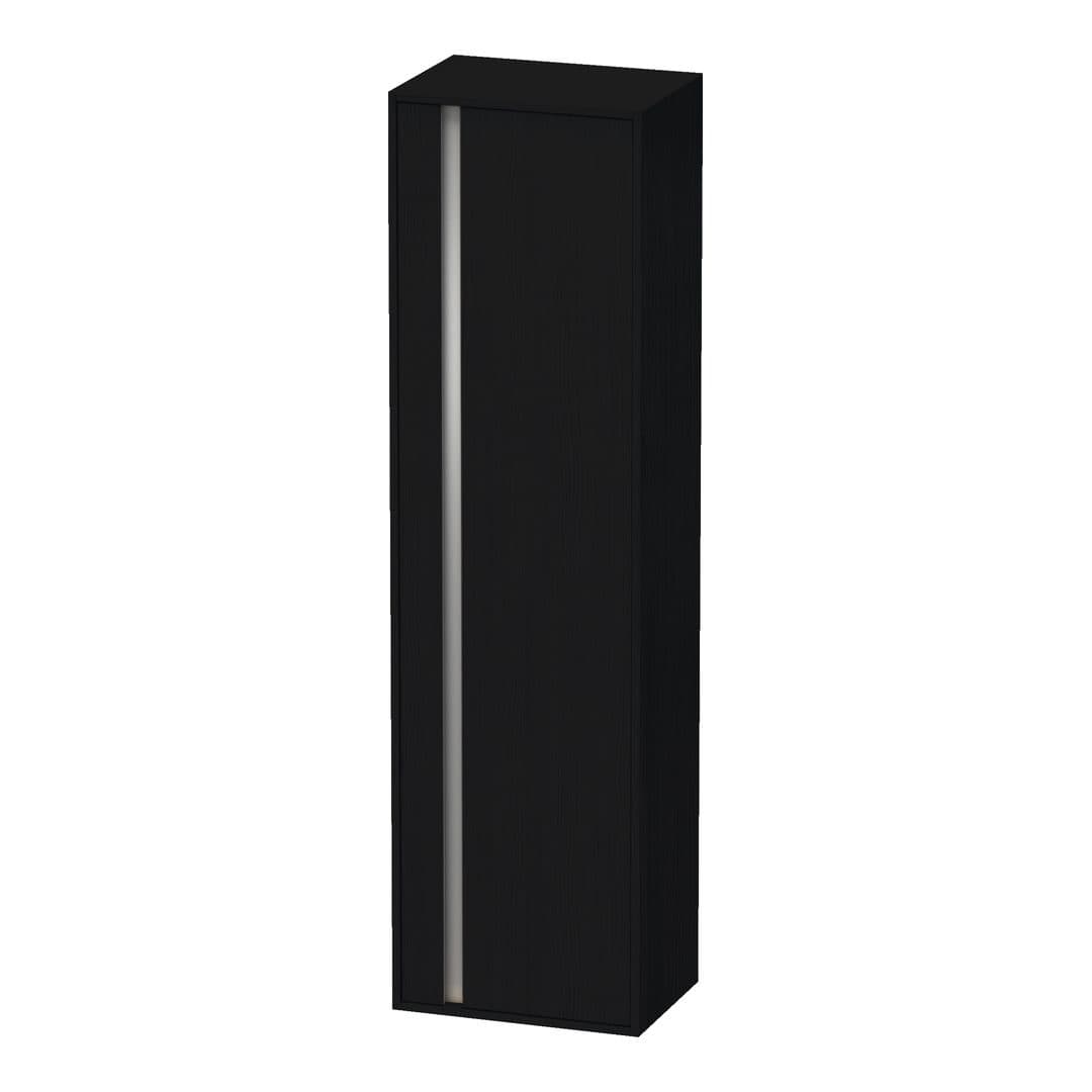 Duravit Ketho – Κολόνα Μπάνιου – 500 mm, 1 πόρτα, δεξιά – Black oak Matt, Decor (KT1265R1616)