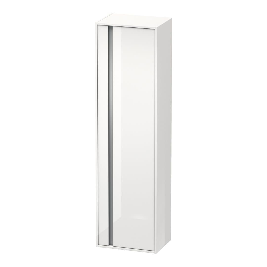 Duravit Ketho – Κολόνα Μπάνιου – 500 mm, 1 πόρτα, δεξιά – White High Gloss, Decor (KT1265R2222)