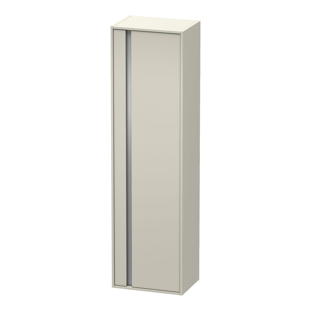 Duravit Ketho – Κολόνα Μπάνιου – 500 mm, 1 πόρτα, δεξιά – Taupe Matt, Decor (KT1265R9191)