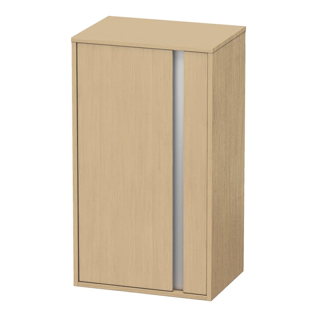 Duravit Ketho – Κολόνα Μπάνιου – 500 mm, μεσαία, 1 πόρτα, αριστερή, 500 x 360 x 880 mm, Total number of shelves: 2 – Natural oak, Decor (KT1266L3030)