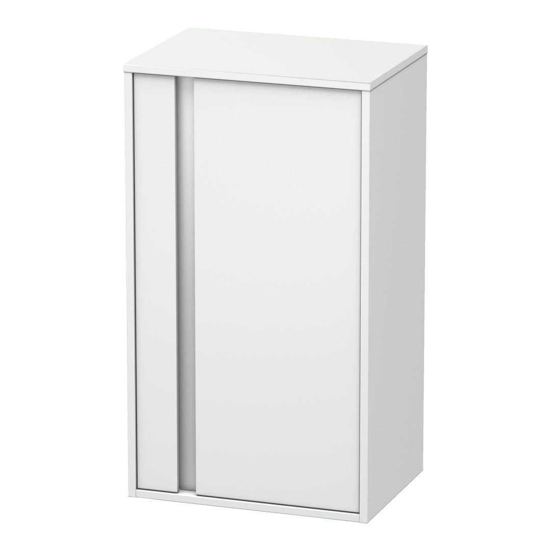 Duravit Ketho – Κολόνα Μπάνιου – 500 mm, μεσαία, 1 πόρτα, δεξιά, 500 x 360 x 880 mm, Total number of shelves: 2 – White Matt, Decor (KT1266R1818)