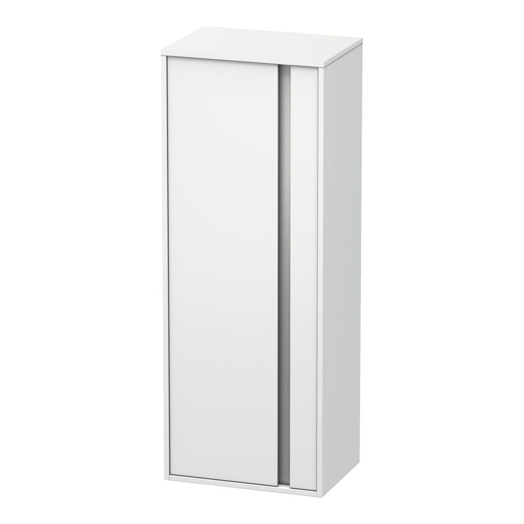 Duravit Ketho – Κολόνα Μπάνιου – 500 mm, μεσαία, 1 πόρτα, αριστερή, 500 x 360 x 1320 mm, Total number of shelves: 3 – White Matt, Decor (KT1267L1818)