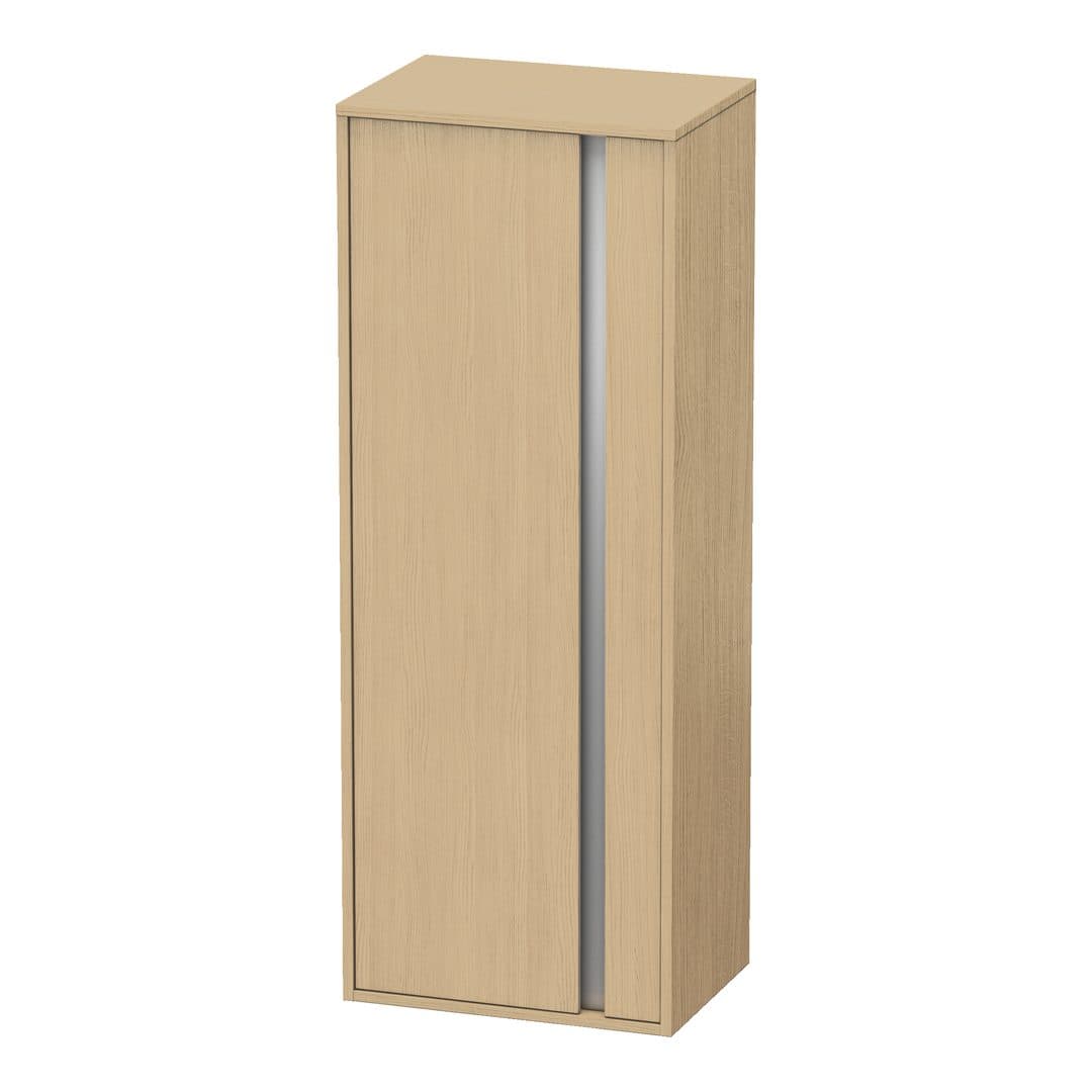 Duravit Ketho – Κολόνα Μπάνιου – 500 mm, μεσαία, 1 πόρτα, αριστερή, 500 x 360 x 1320 mm, Total number of shelves: 3 – Natural oak, Decor (KT1267L3030)