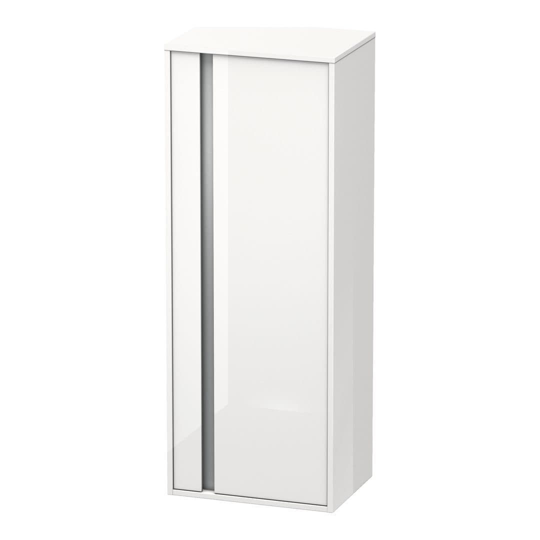 Duravit Ketho – Κολόνα Μπάνιου – 500 mm, μεσαία, 1 πόρτα, δεξιά, 500 x 360 x 1320 mm, Total number of shelves: 3 – White High Gloss, Decor (KT1267R2222)