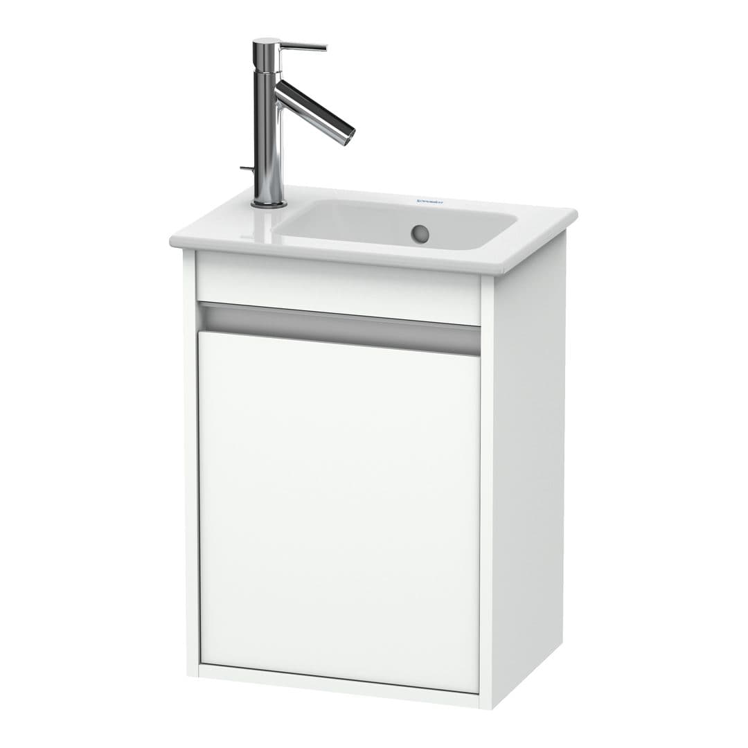 Duravit Ketho – Έπιπλο Νιπτήρα – 400 mm, 1 πόρτα, δεξιά, 400 x 285 x 550 mm – White Matt, Decor (KT6417R1818)