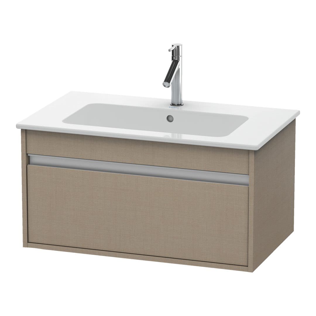 Duravit Ketho – Έπιπλο Νιπτήρα – 800 mm, 1 συρτάρι, νιπτήρας κέντρο, 800 x 475 x 410 mm – Linen Matt, Decor (KT641907575)