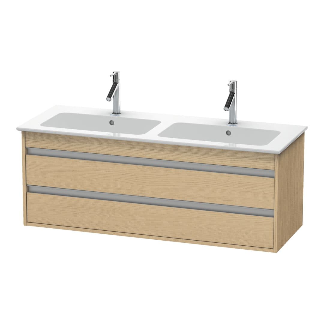 Duravit Ketho – Έπιπλο Νιπτήρα – 1270 mm, 2 συρτάρια – Natural oak, Decor (KT643203030)