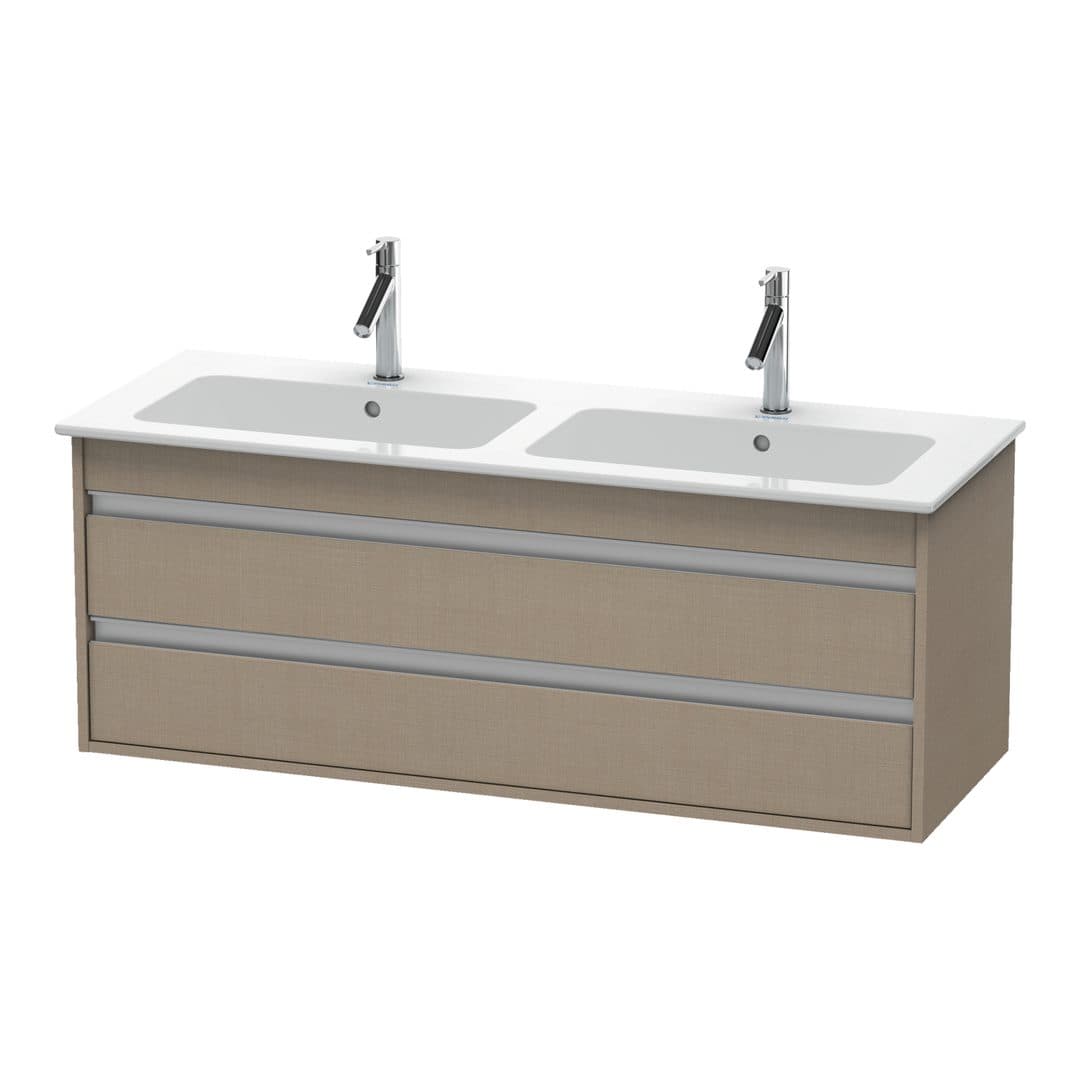 Duravit Ketho – Έπιπλο Νιπτήρα – 1270 mm, 2 συρτάρια – Linen Matt, Decor (KT643207575)