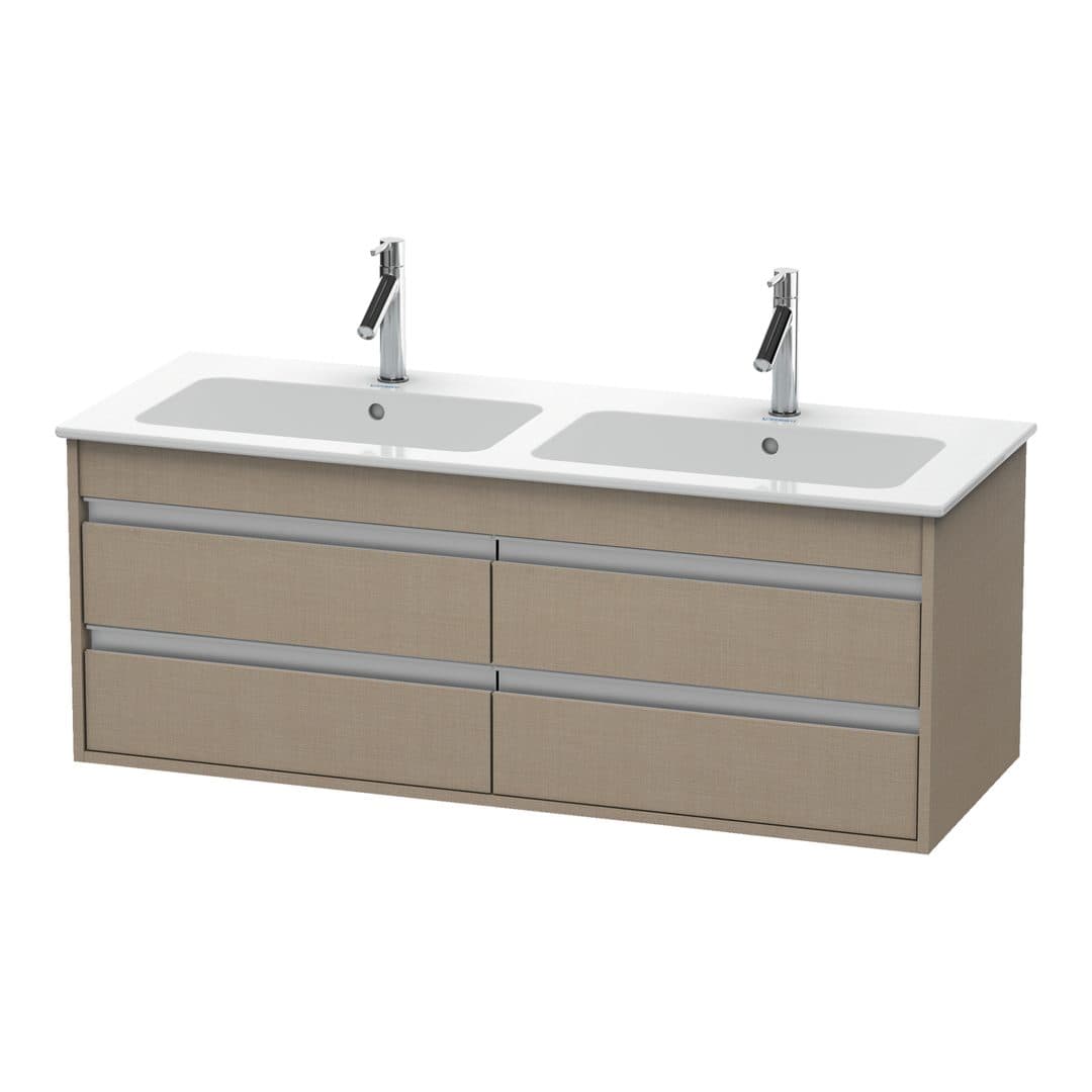Duravit Ketho – Έπιπλο Νιπτήρα – 1270 mm, 4 συρτάρια – Linen Matt, Decor (KT643307575)