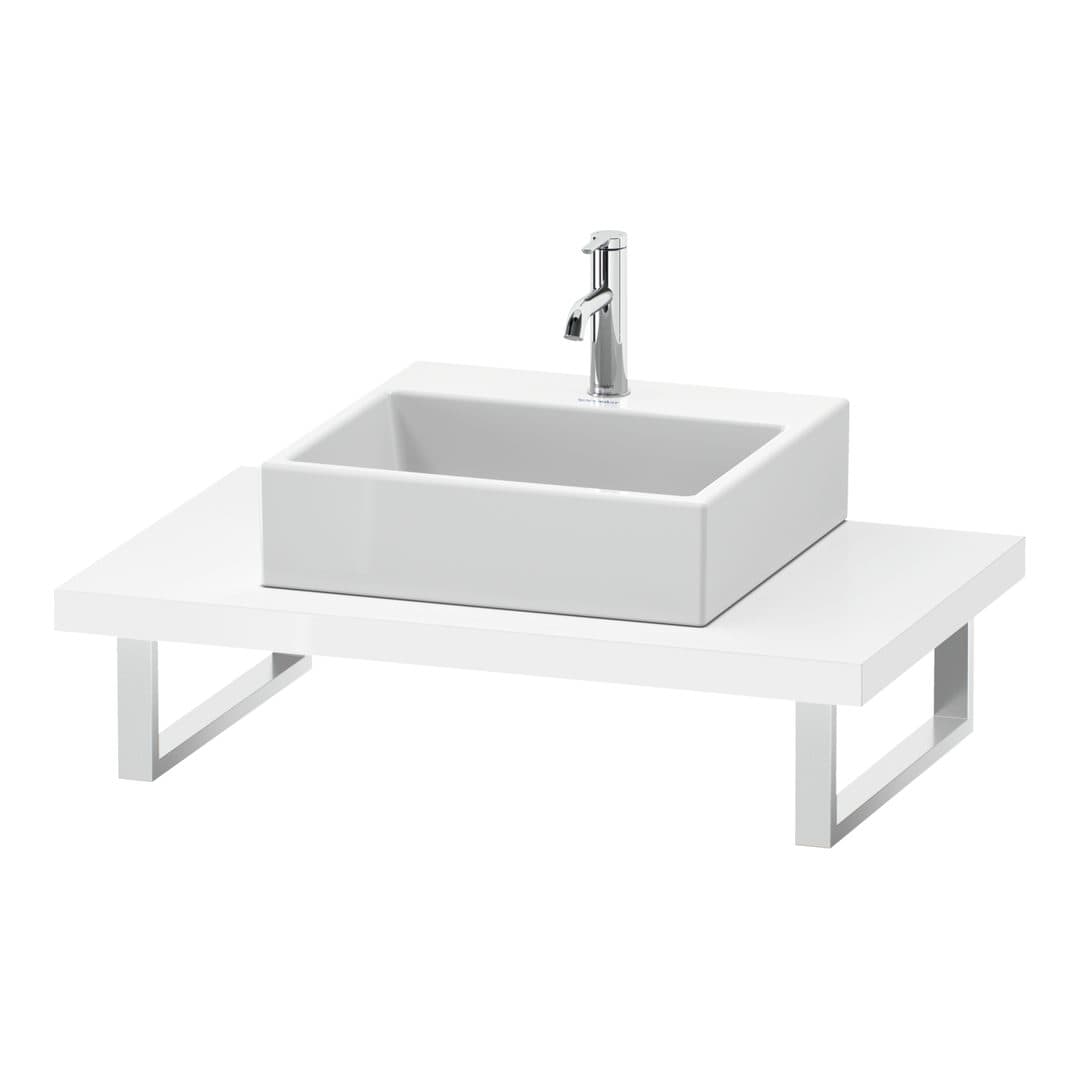 Duravit L-Cube – Πάγκος Νιπτήρα – 800 mm, 800 x 550 x 45 mm, μοντέλο LC102C – White High Gloss, Lacquer (LC102C08585)