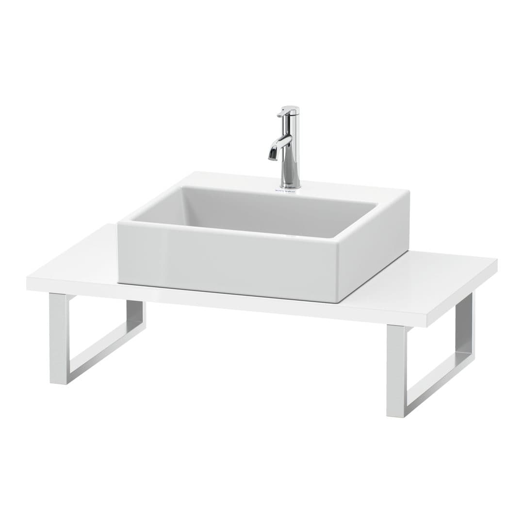Duravit L-Cube – Πάγκος Νιπτήρα – 800 mm, Compact, 800 x 480 x 30 mm, μοντέλο LC104C – White High Gloss, Lacquer (LC104C08585)