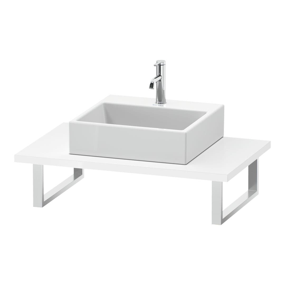 Duravit L-Cube – Πάγκος Νιπτήρα – 800 mm, 800 x 550 x 30 mm, μοντέλο LC106C – White High Gloss, Lacquer (LC106C08585)