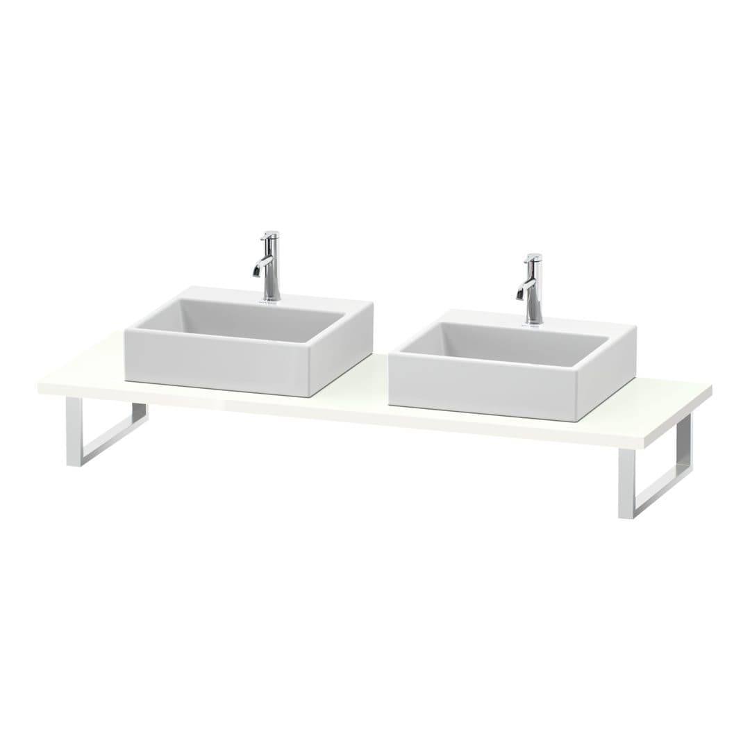 Duravit L-Cube – Πάγκος Νιπτήρα – 800 mm, 800 x 550 x 30 mm, μοντέλο LC107C – White High Gloss, Decor (LC107C02222)