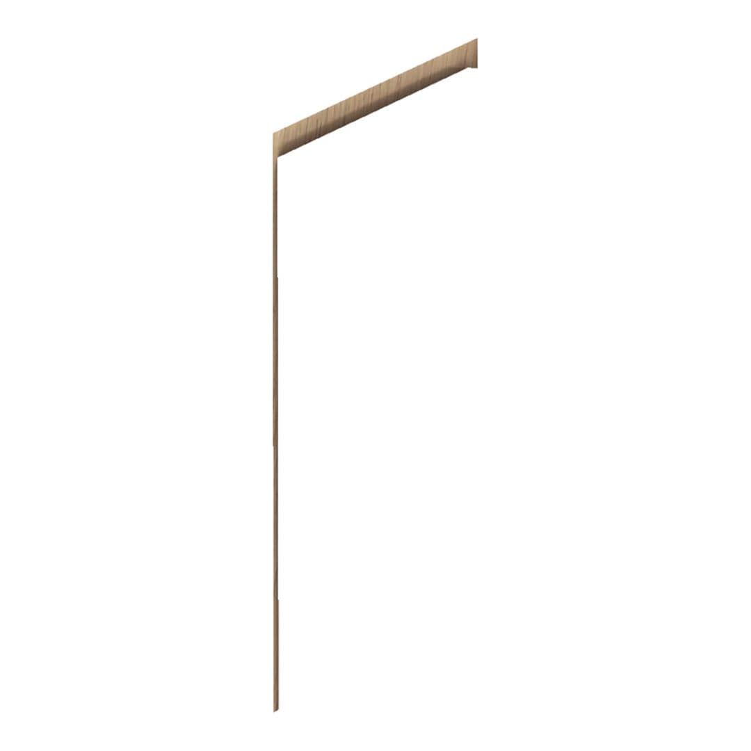 Duravit L-Cube – Κολόνα Μπάνιου – 700 mm, μεσαία, 2 πόρτες, 700 x 243 x 800 mm – Mediterranean oak Matt, Real wood veneer (LC116707171)
