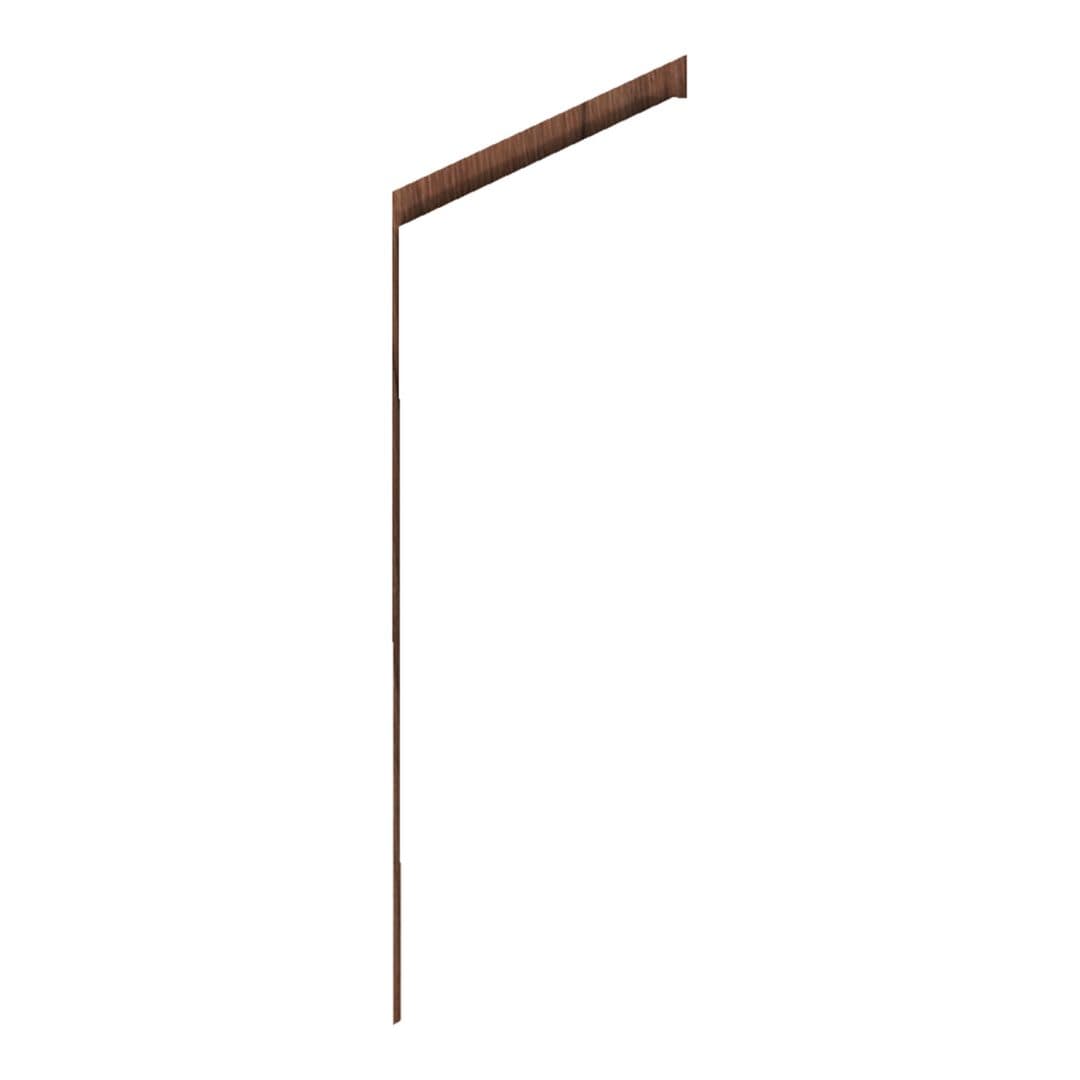 Duravit L-Cube – Κολόνα Μπάνιου – 700 mm, μεσαία, 2 πόρτες, 700 x 243 x 800 mm – Walnut Matt, Decor (LC116707979)