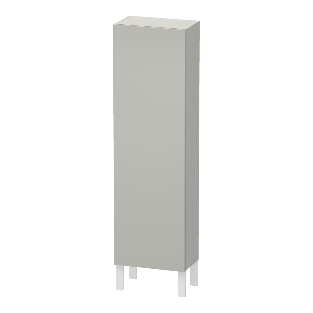 Duravit L-Cube – Κολόνα Μπάνιου – 400 mm, μεσαία, 1 πόρτα, δεξιά – Concrete grey Matt, Decor (LC1168R0707)