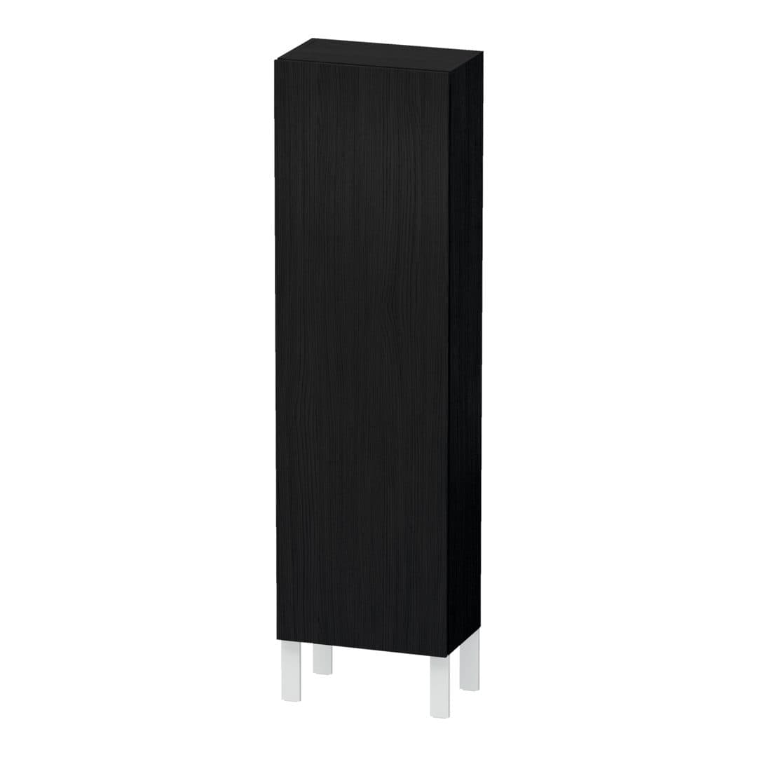 Duravit L-Cube – Κολόνα Μπάνιου – 400 mm, μεσαία, 1 πόρτα, δεξιά – Black oak Matt, Decor (LC1168R1616)