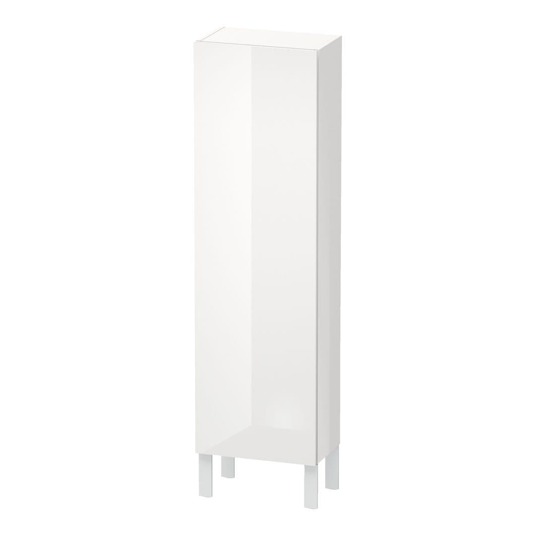 Duravit L-Cube – Κολόνα Μπάνιου – 400 mm, μεσαία, 1 πόρτα, δεξιά, 400 x 243 x 1320 mm – White High Gloss, Decor (LC1168R2222)