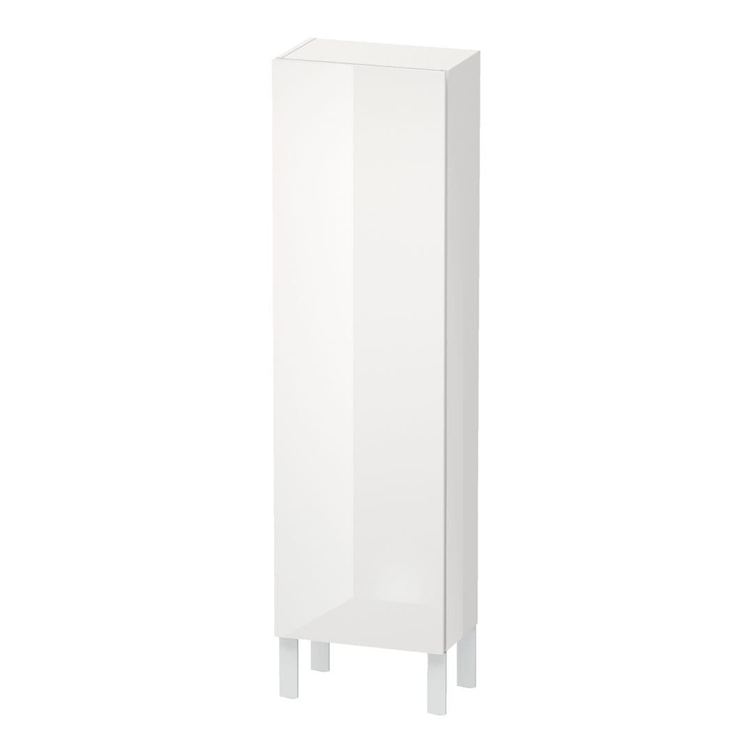 Duravit L-Cube – Κολόνα Μπάνιου – 400 mm, μεσαία, 1 πόρτα, δεξιά – White High Gloss, Lacquer (LC1168R8585)