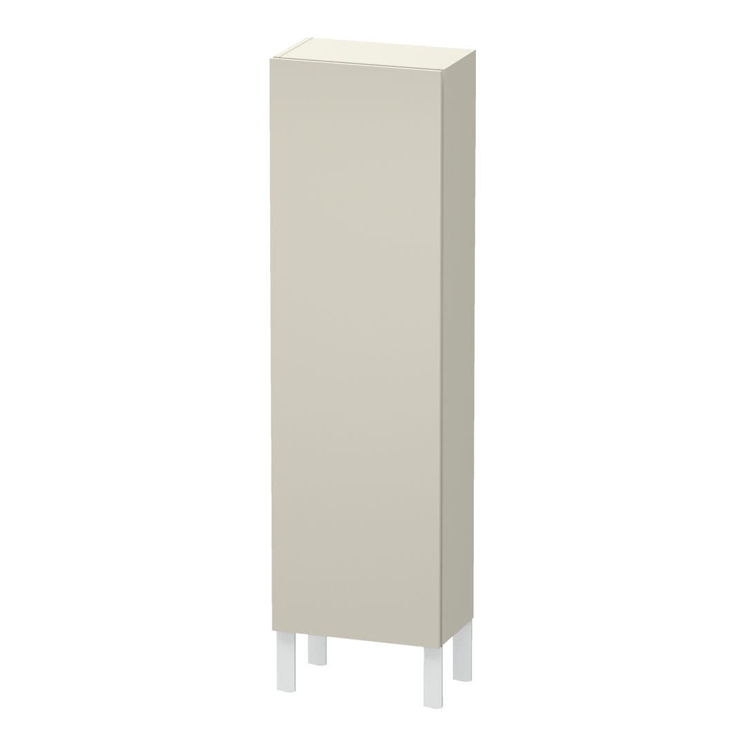 Duravit L-Cube – Κολόνα Μπάνιου – 400 mm, μεσαία, 1 πόρτα, δεξιά – Taupe Matt, Decor (LC1168R9191)