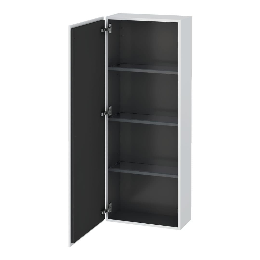 Duravit L-Cube – Κολόνα Μπάνιου – 500 mm, μεσαία, 1 πόρτα, αριστερή – White Matt, Decor (LC1169L1818)
