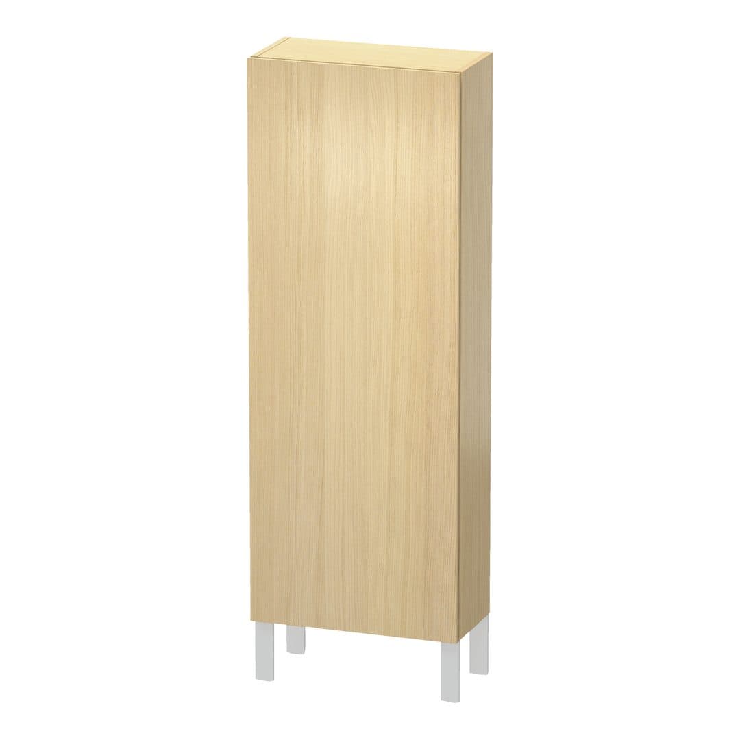 Duravit L-Cube – Κολόνα Μπάνιου – 500 mm, μεσαία, 1 πόρτα, δεξιά, 500 x 243 x 1320 mm – Mediterranean oak Matt, Real wood veneer (LC1169R7171)