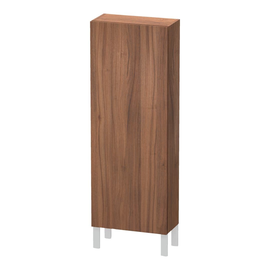 Duravit L-Cube – Κολόνα Μπάνιου – 500 mm, μεσαία, 1 πόρτα, δεξιά, 500 x 243 x 1320 mm – Walnut Matt, Decor (LC1169R7979)