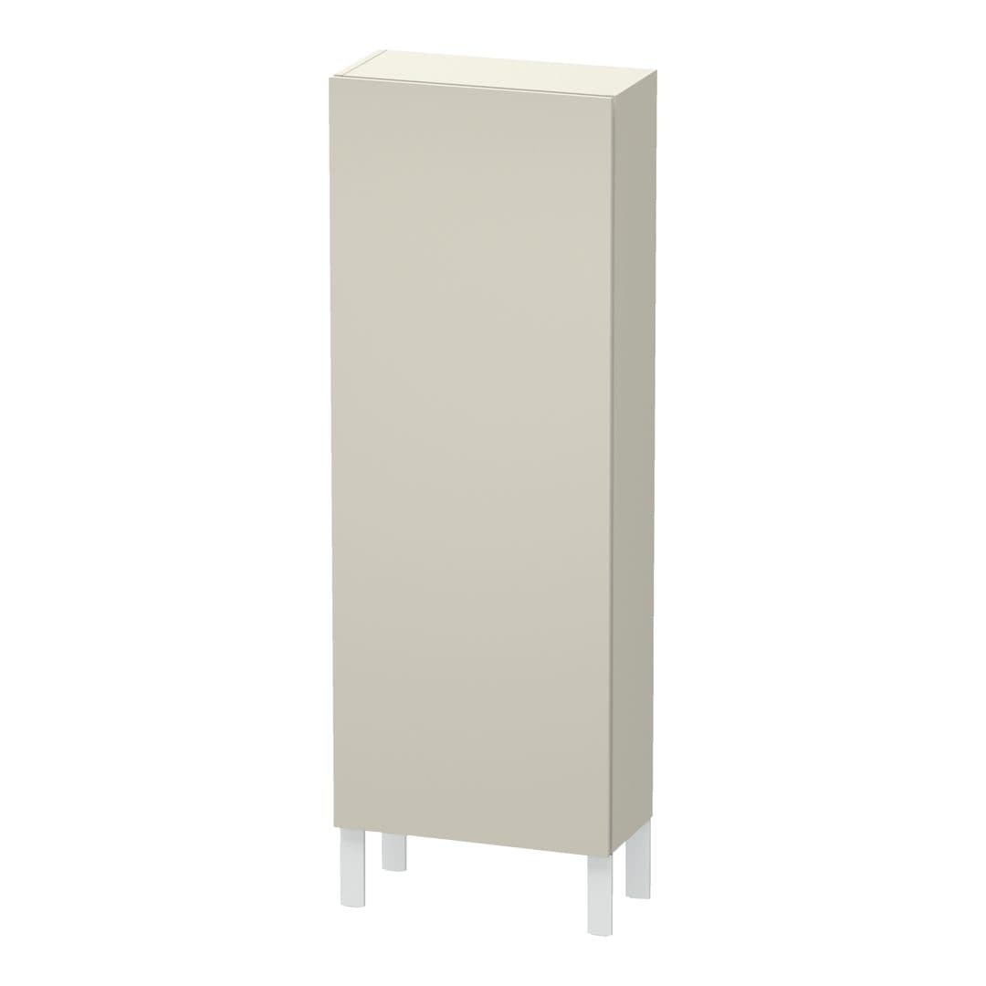 Duravit L-Cube – Κολόνα Μπάνιου – 500 mm, μεσαία, 1 πόρτα, δεξιά – Taupe Matt, Decor (LC1169R9191)