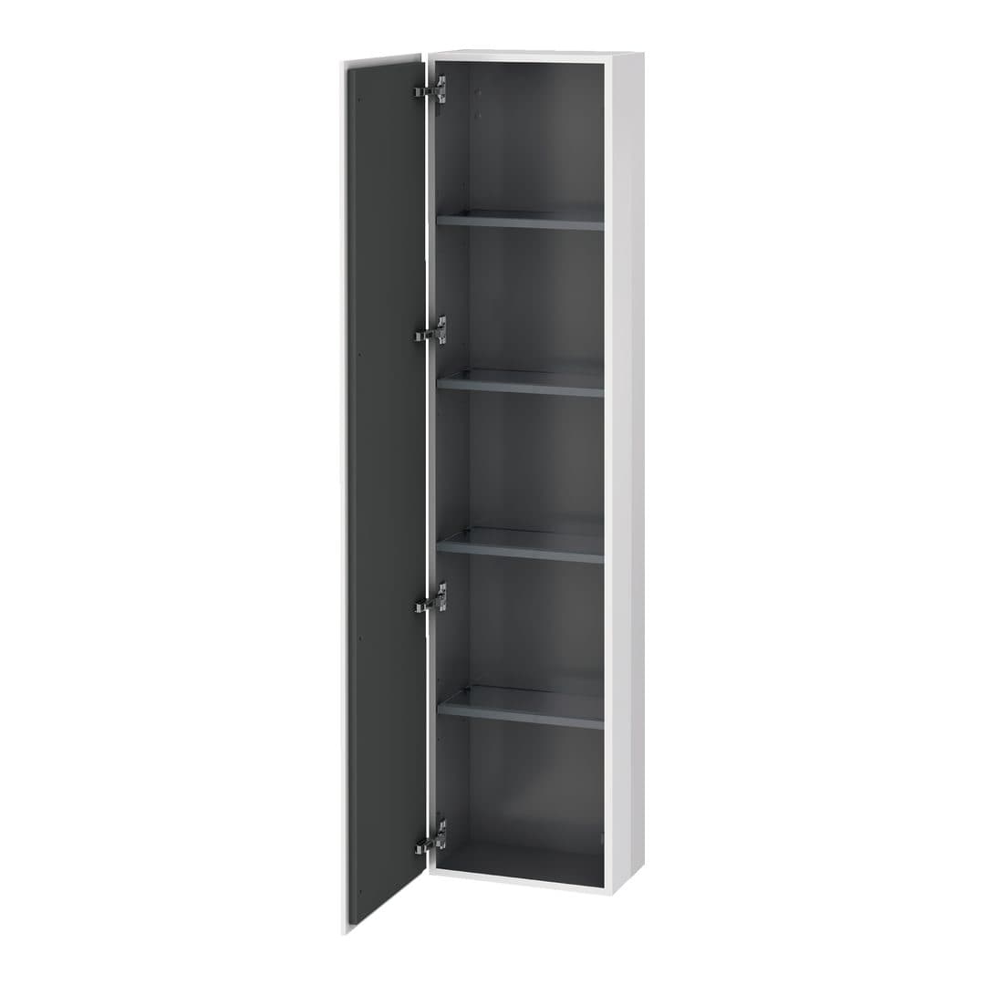 Duravit L-Cube – Κολόνα Μπάνιου – 400 mm, 1 πόρτα, αριστερή, 400 x 243 x 1760 mm – White High Gloss, Lacquer (LC1170L8585)