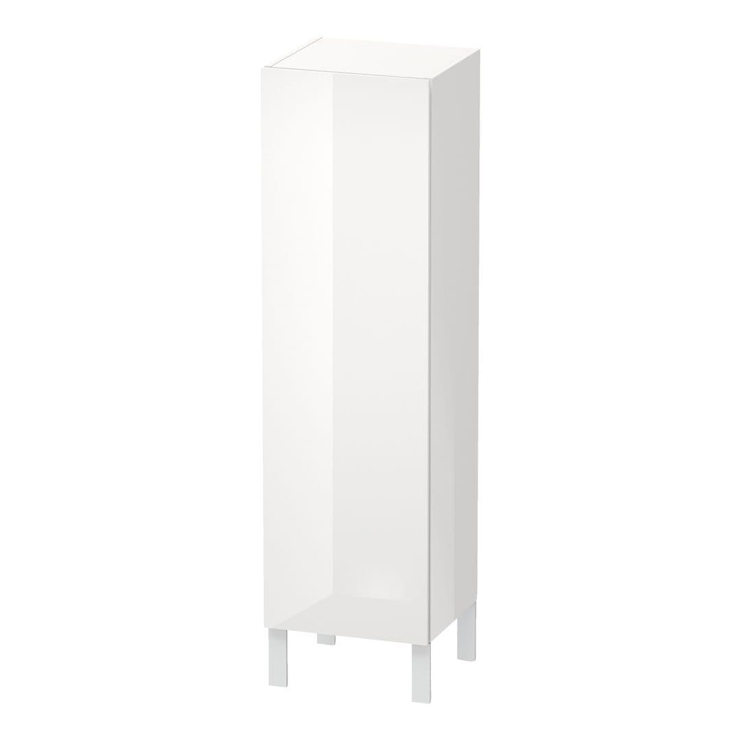 Duravit L-Cube – Κολόνα Μπάνιου – 400 mm, μεσαία, 1 πόρτα, αριστερή, 400 x 363 x 1320 mm – White High Gloss, Decor (LC1178L2222)