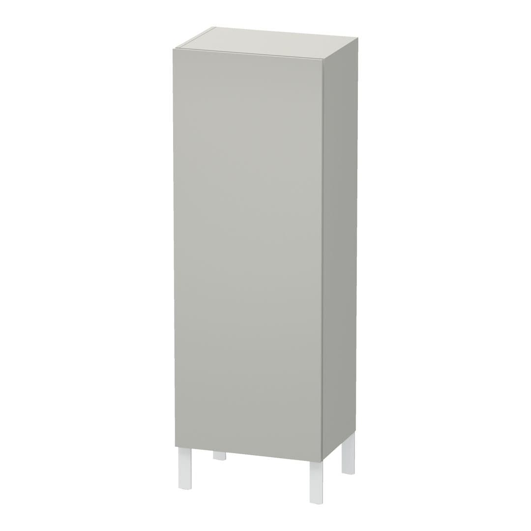 Duravit L-Cube – Κολόνα Μπάνιου – 500 mm, μεσαία, 1 πόρτα, δεξιά, 500 x 363 x 1320 mm – Concrete grey Matt, Decor (LC1179R0707)
