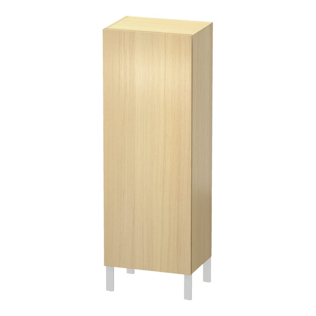 Duravit L-Cube – Κολόνα Μπάνιου – 500 mm, μεσαία, 1 πόρτα, δεξιά, 500 x 363 x 1320 mm – Mediterranean oak Matt, Real wood veneer (LC1179R7171)