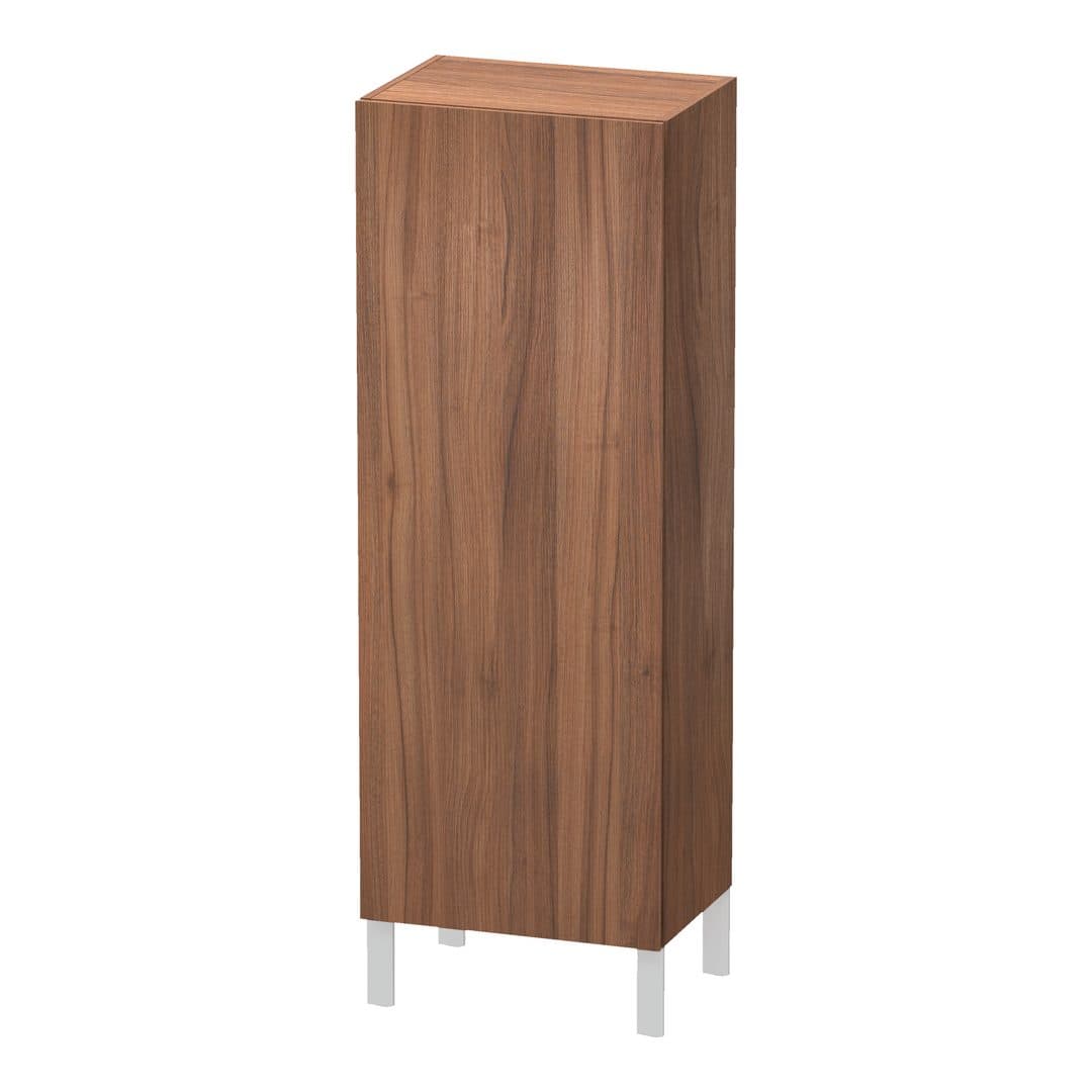 Duravit L-Cube – Κολόνα Μπάνιου – 500 mm, μεσαία, 1 πόρτα, δεξιά, 500 x 363 x 1320 mm – Walnut Matt, Decor (LC1179R7979)