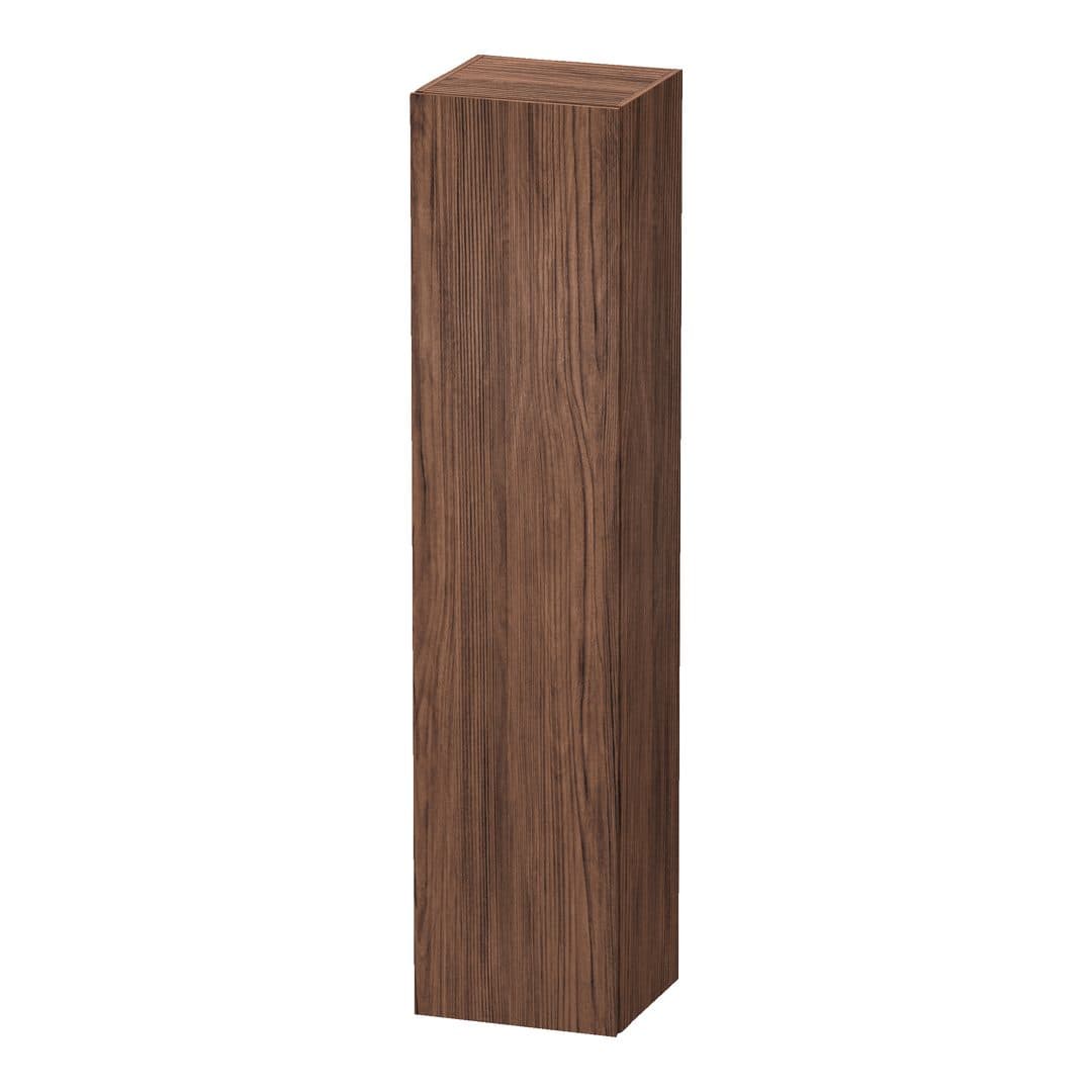 Duravit L-Cube – Κολόνα Μπάνιου – 400 mm, 1 πόρτα, αριστερή, 400 x 363 x 1760 mm – Walnut dark Matt, Decor (LC1180L2121)