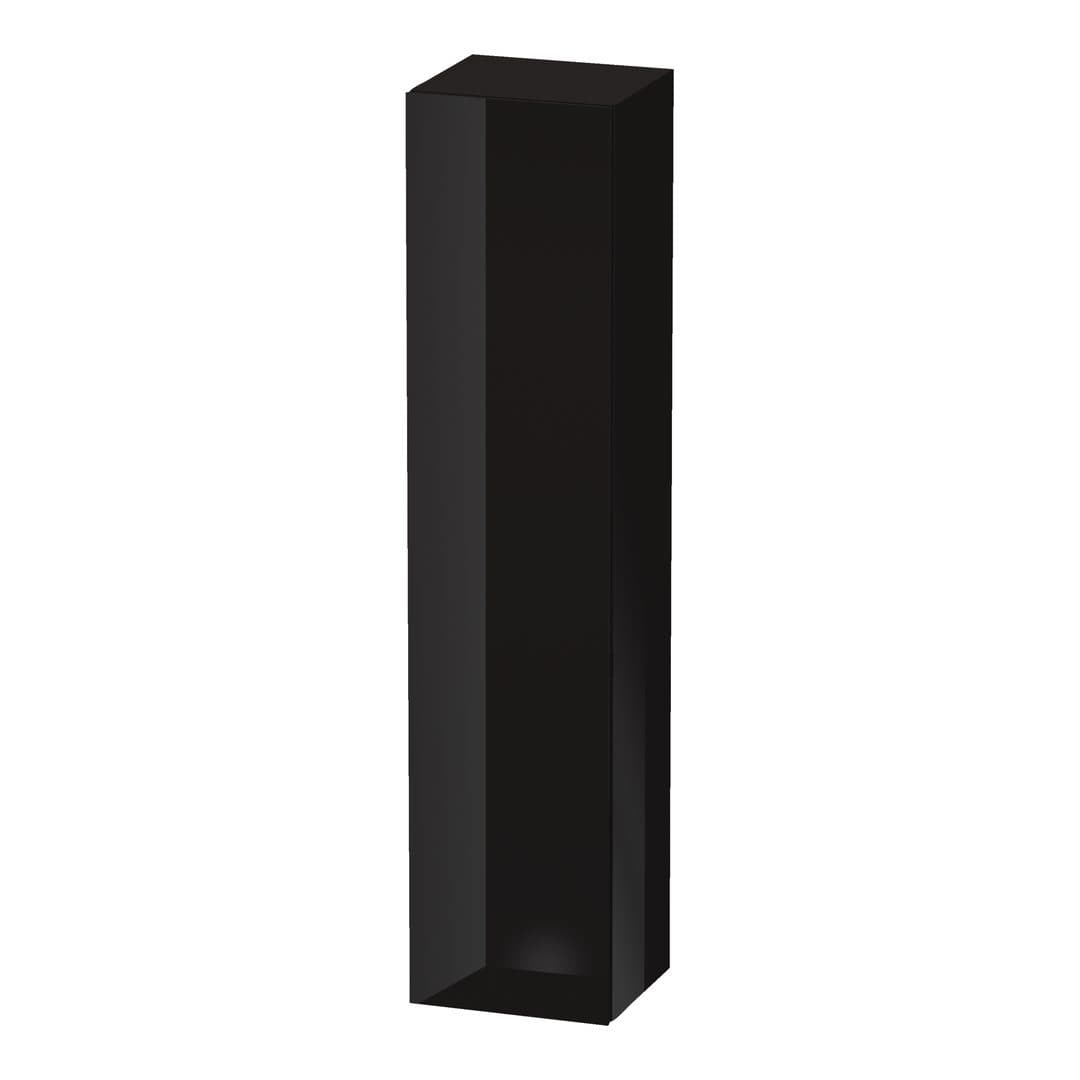 Duravit L-Cube – Κολόνα Μπάνιου – 400 mm, 1 πόρτα, δεξιά, 400 x 363 x 1760 mm – Black High Gloss, Lacquer (LC1180R4040)