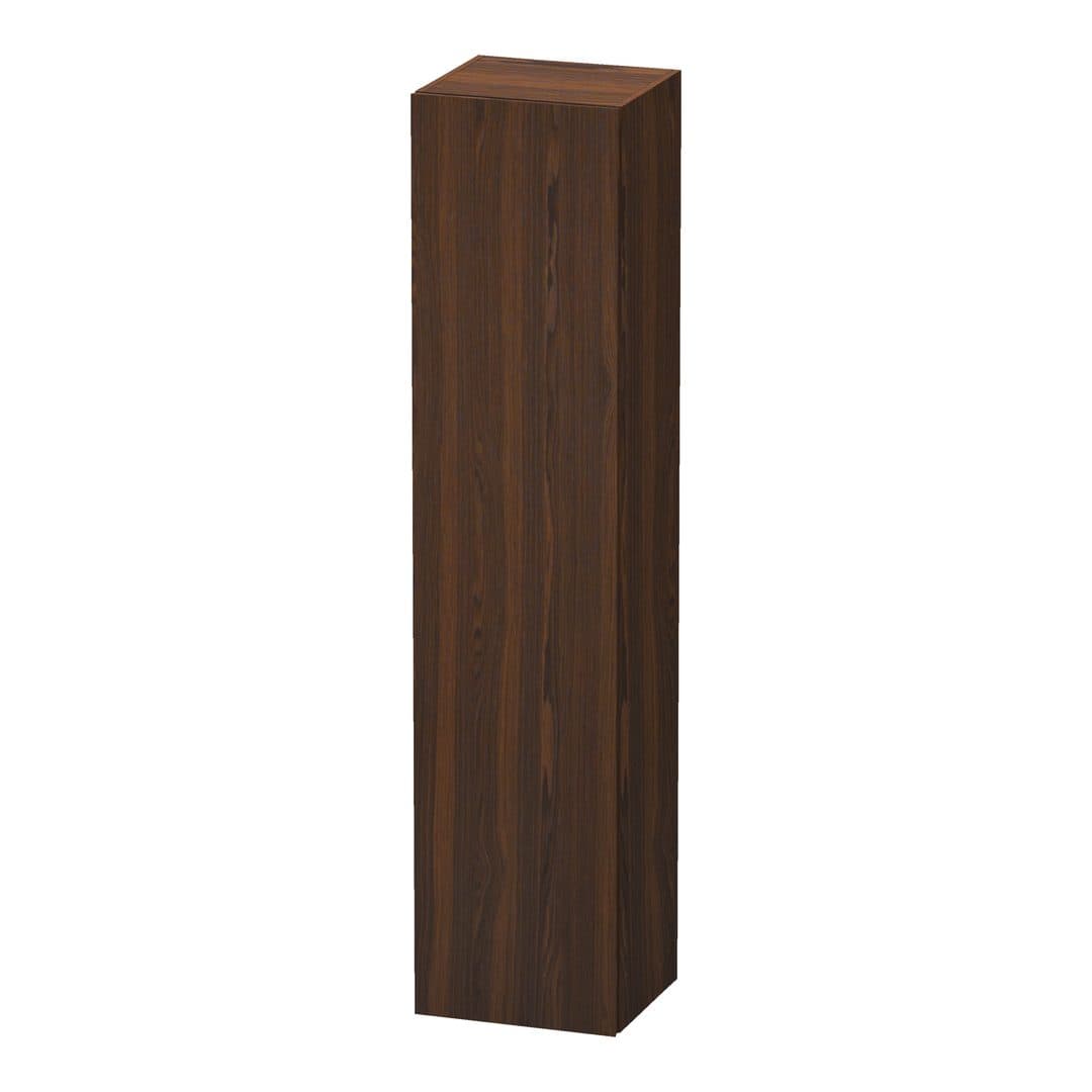 Duravit L-Cube – Κολόνα Μπάνιου – 400 mm, 1 πόρτα, δεξιά, 400 x 363 x 1760 mm – Brushed walnut Matt, Real wood veneer (LC1180R6969)