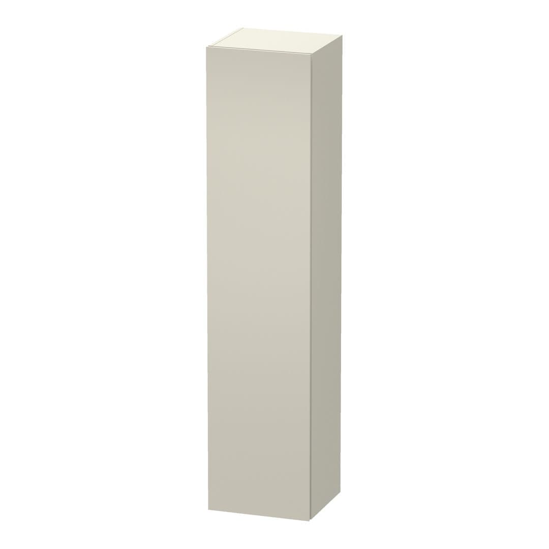 Duravit L-Cube – Κολόνα Μπάνιου – 400 mm, 1 πόρτα, δεξιά, 400 x 363 x 1760 mm – Taupe Matt, Decor (LC1180R9191)