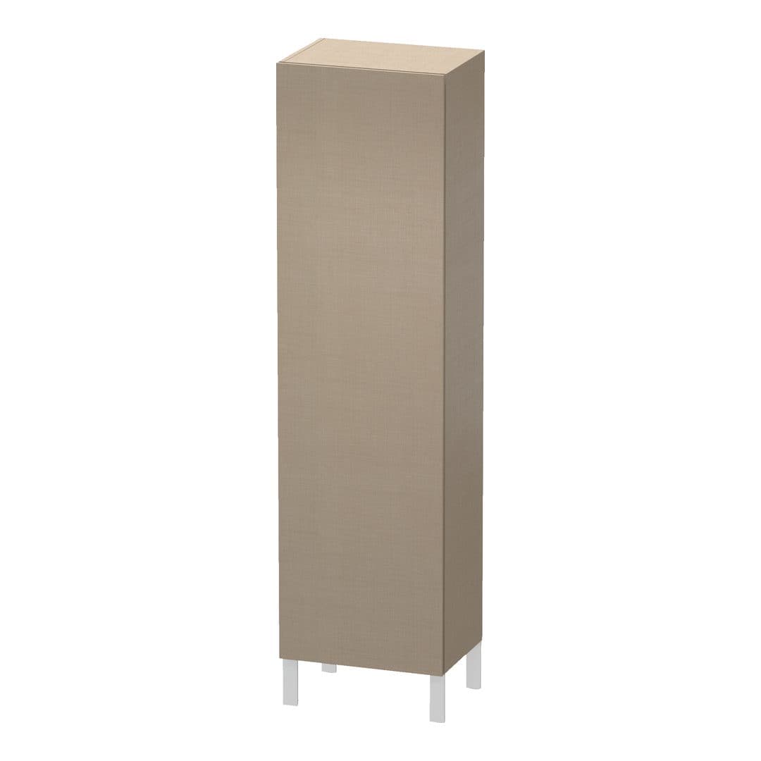 Duravit L-Cube – Κολόνα Μπάνιου – 500 mm, 1 πόρτα, αριστερή, 500 x 363 x 1760 mm – Linen Matt, Decor (LC1181L7575)