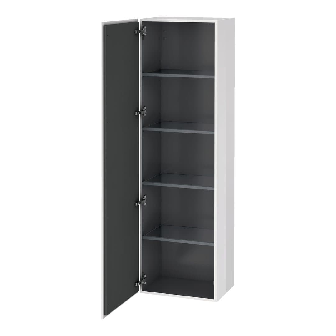 Duravit L-Cube – Κολόνα Μπάνιου – 500 mm, 1 πόρτα, αριστερή – White High Gloss, Lacquer (LC1181L8585)