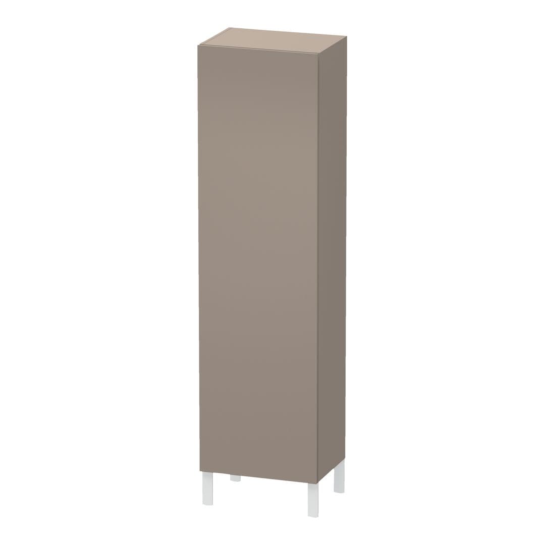 Duravit L-Cube – Κολόνα Μπάνιου – 500 mm, 1 πόρτα, δεξιά, 500 x 363 x 1760 mm – Basalte Matt, Decor (LC1181R4343)