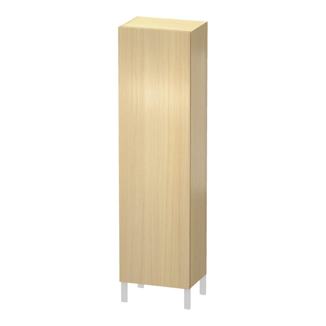 Duravit L-Cube – Κολόνα Μπάνιου – 500 mm, 1 πόρτα, δεξιά, 500 x 363 x 1760 mm – Mediterranean oak Matt, Real wood veneer (LC1181R7171)
