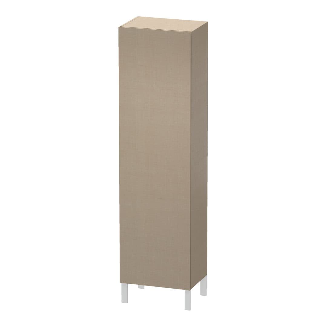 Duravit L-Cube – Κολόνα Μπάνιου – 500 mm, 1 πόρτα, δεξιά, 500 x 363 x 1760 mm – Linen Matt, Decor (LC1181R7575)