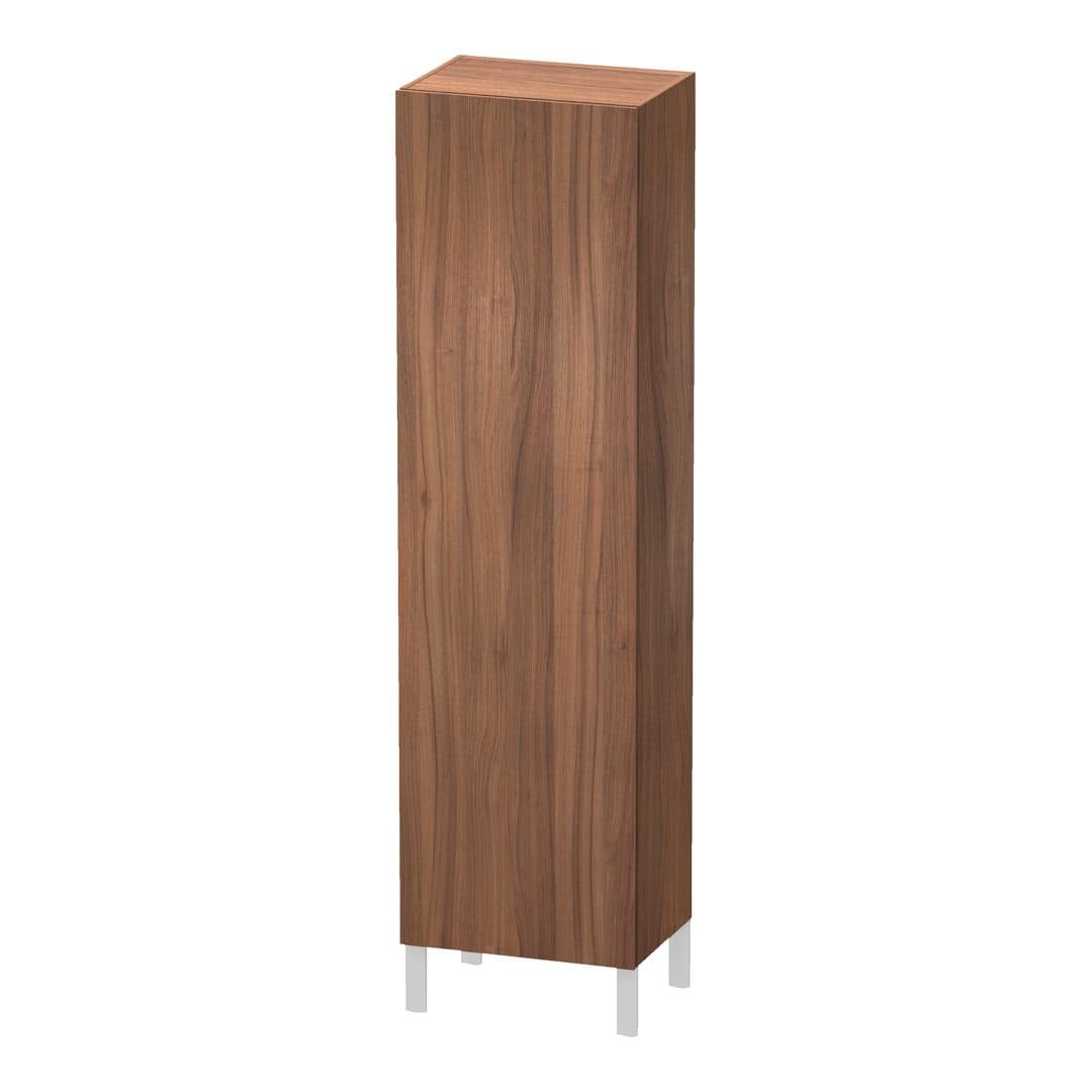 Duravit L-Cube – Κολόνα Μπάνιου – 500 mm, 1 πόρτα, δεξιά, 500 x 363 x 1760 mm – Walnut Matt, Decor (LC1181R7979)