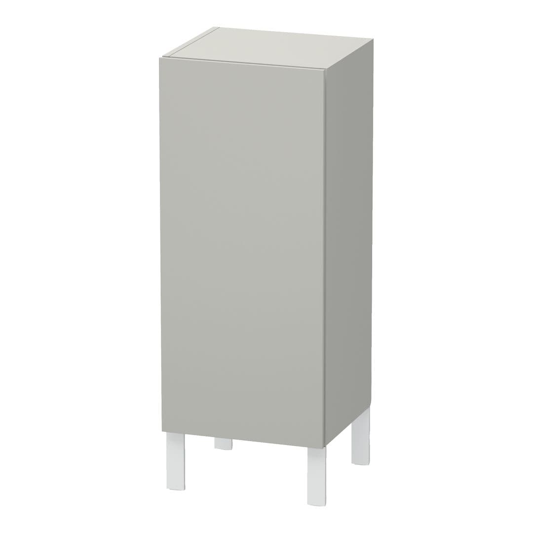 Duravit L-Cube – Κολόνα Μπάνιου – 250 mm, μεσαία, 1 πόρτα, αριστερή – Concrete grey Matt, Decor (LC1189L0707)