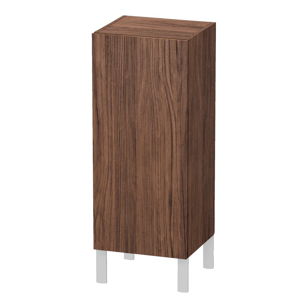 Duravit L-Cube – Κολόνα Μπάνιου – 250 mm, μεσαία, 1 πόρτα, αριστερή, 250 x 200 x 600 mm, Total number of shelves: 2 – Walnut dark Matt, Decor (LC1189L2121)