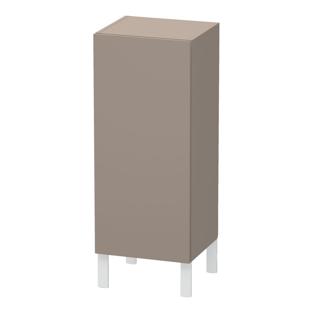 Duravit L-Cube – Κολόνα Μπάνιου – 250 mm, μεσαία, 1 πόρτα, αριστερή – Basalte Matt, Decor (LC1189L4343)