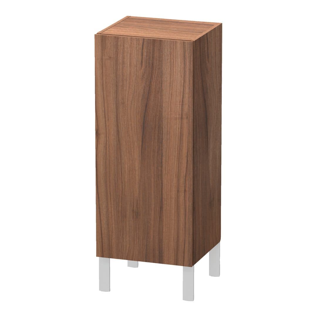 Duravit L-Cube – Κολόνα Μπάνιου – 250 mm, μεσαία, 1 πόρτα, αριστερή, 250 x 200 x 600 mm, Total number of shelves: 2 – Walnut Matt, Decor (LC1189L7979)